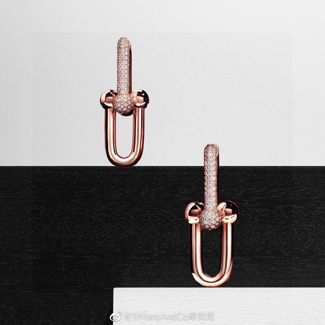 rose gold crystal rose Drop Earrings for women - alternate angle view 8