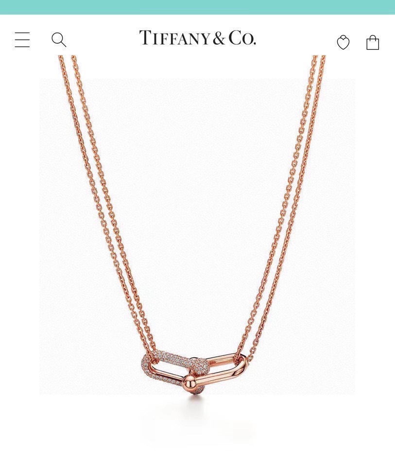 rose gold crystal rose Pendant for women - alternate angle view 3