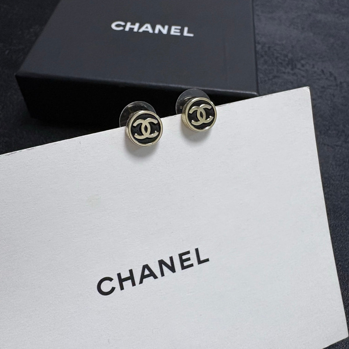 gold minimalist Drop Earrings for women - alternate angle view 9