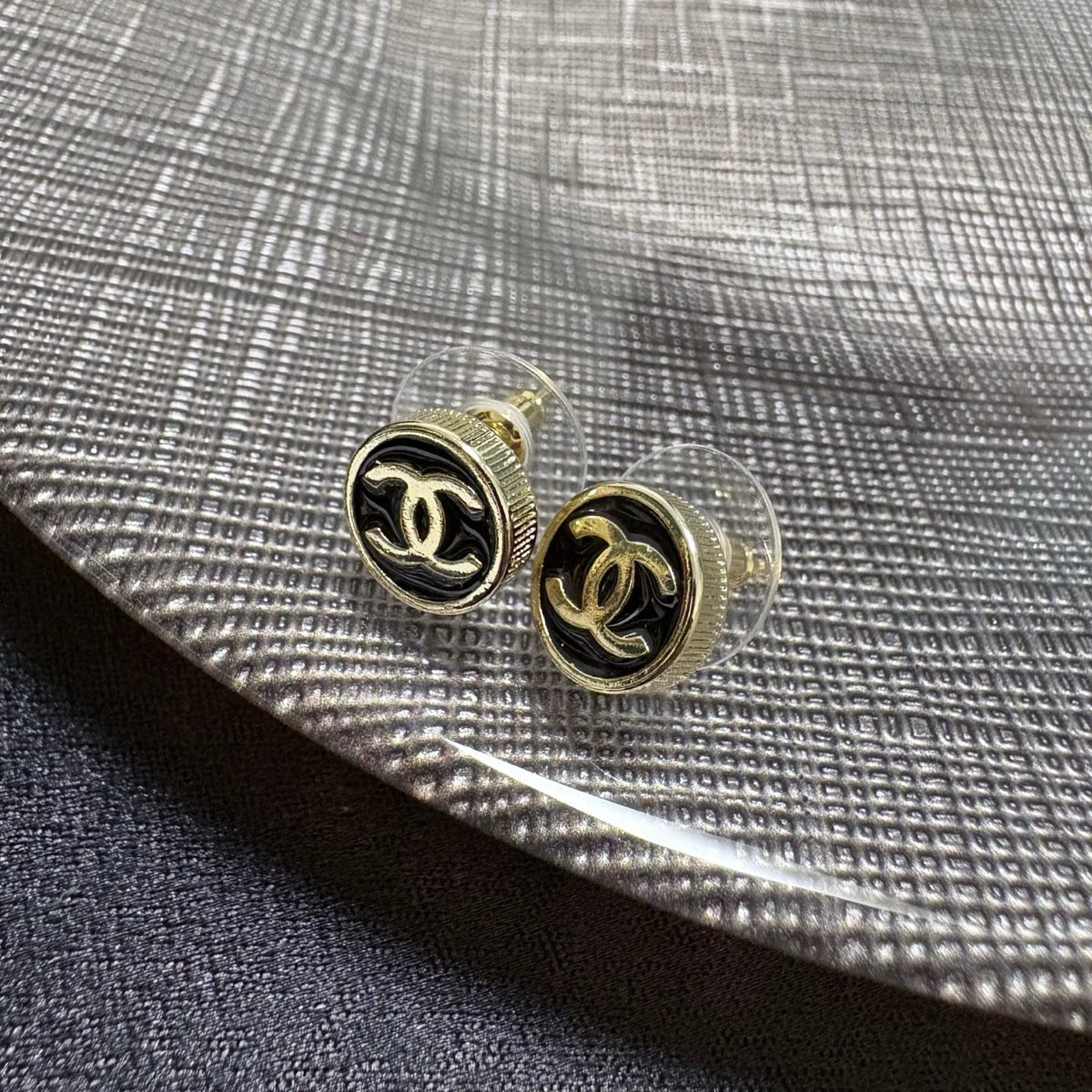 gold minimalist Drop Earrings for women - alternate angle view 7