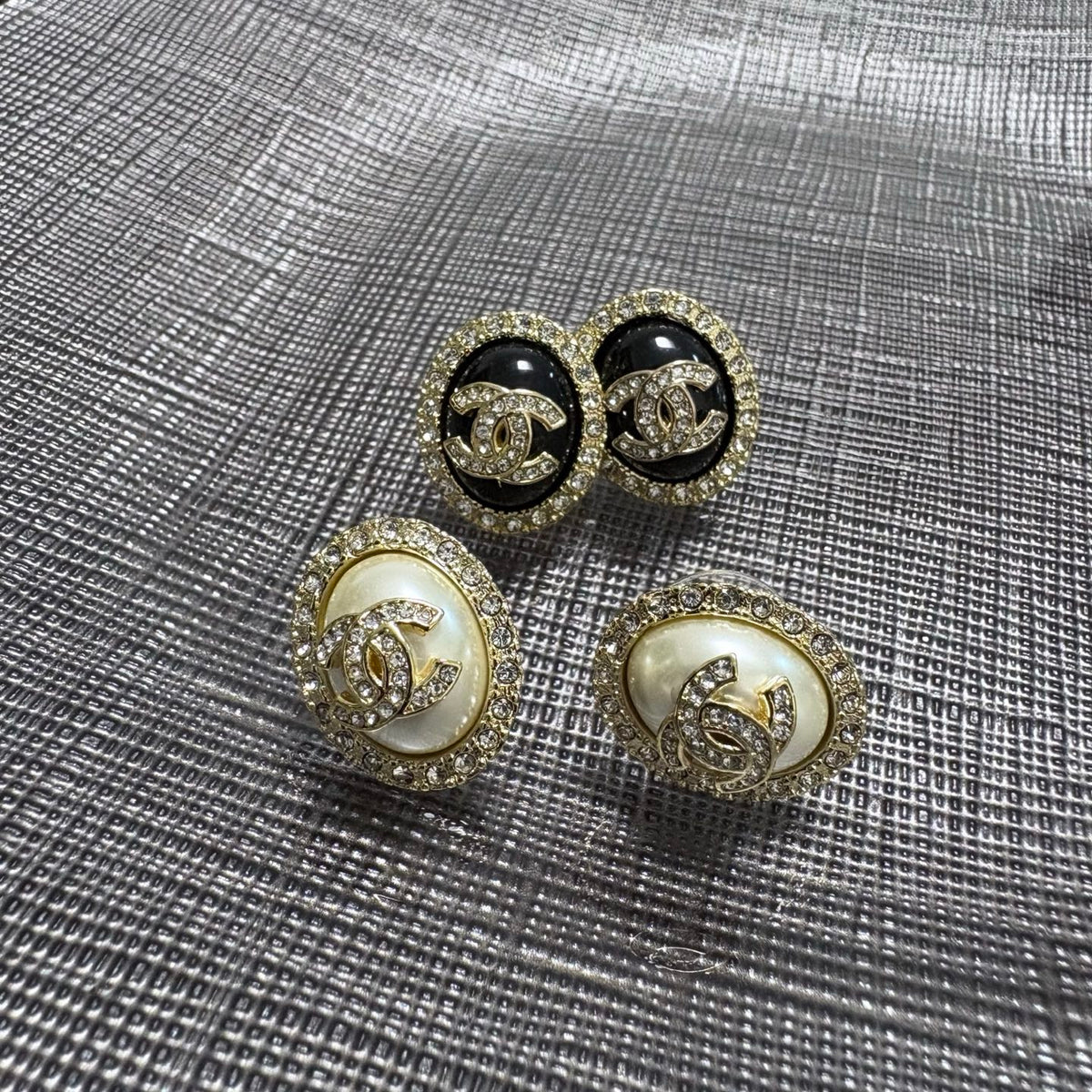 white sterling silver crystal inlaid Drop Earrings for women - alternate angle view 7