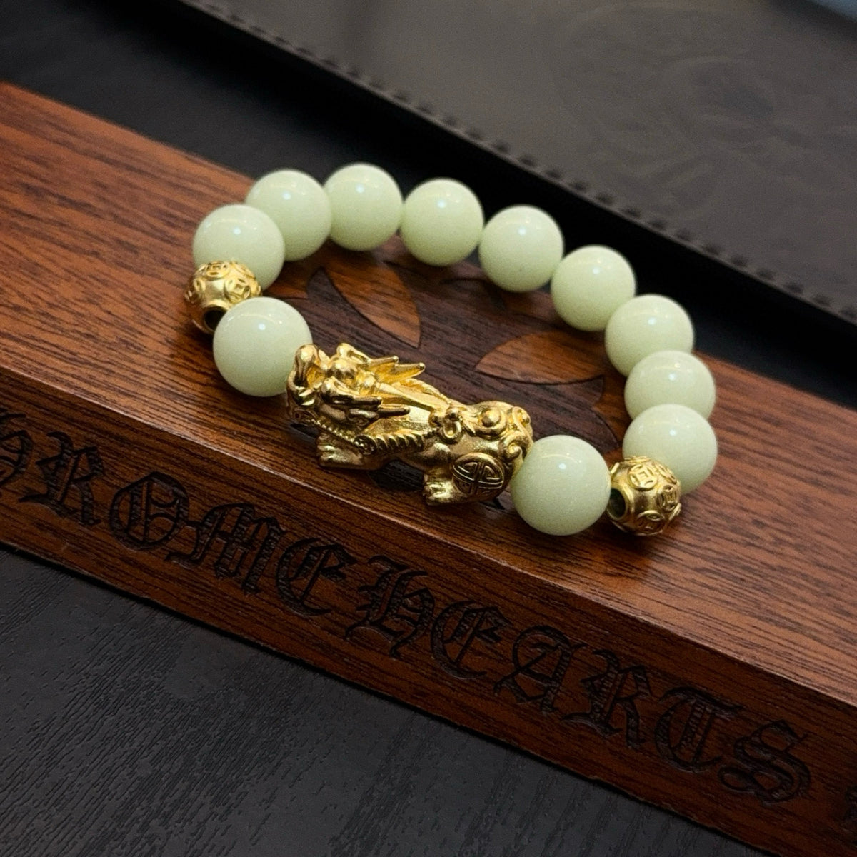 antique cross Bracelet for men - alternate angle view 6