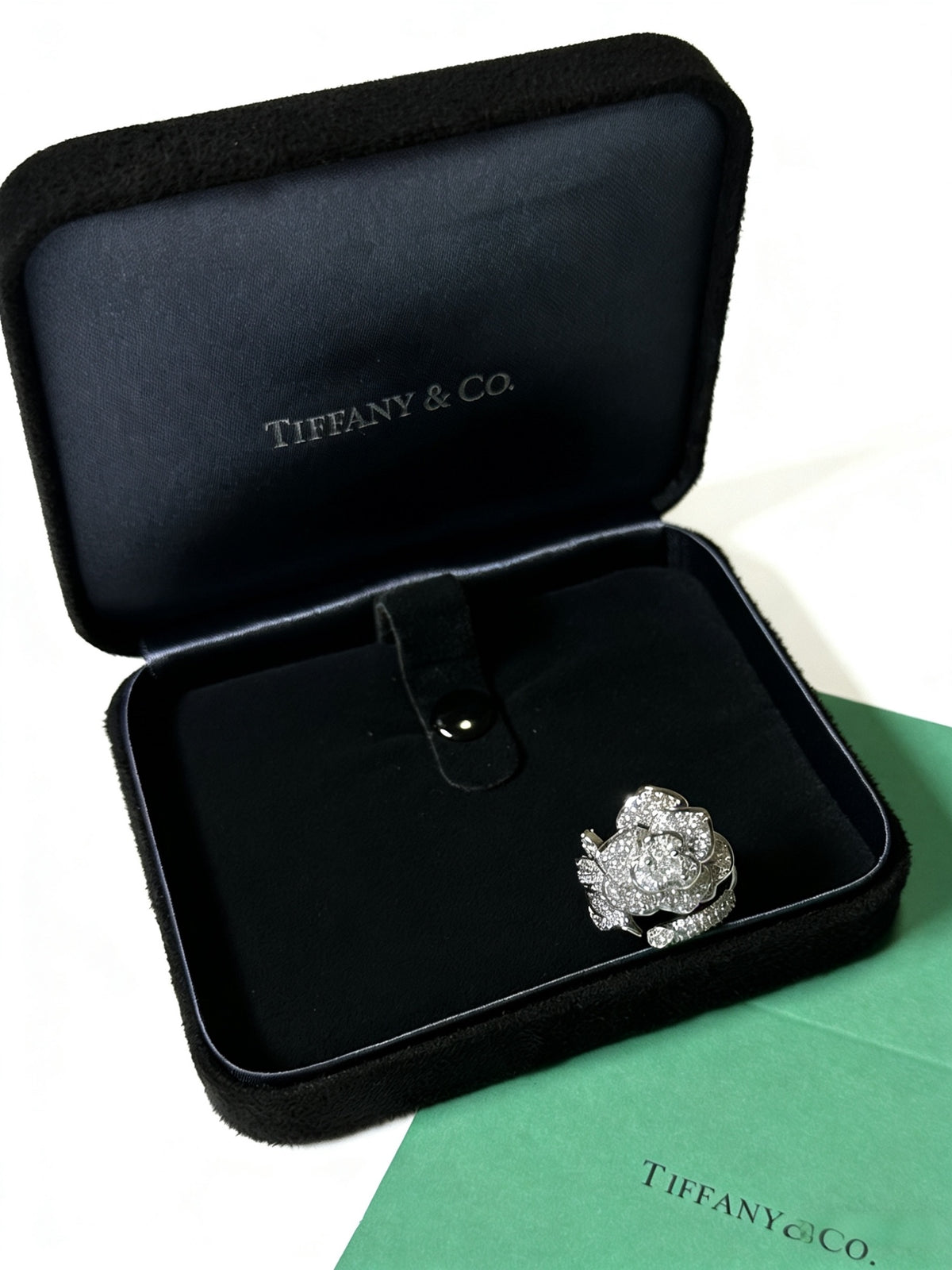 gold crystal minimalist Ring for women - alternate angle view 7