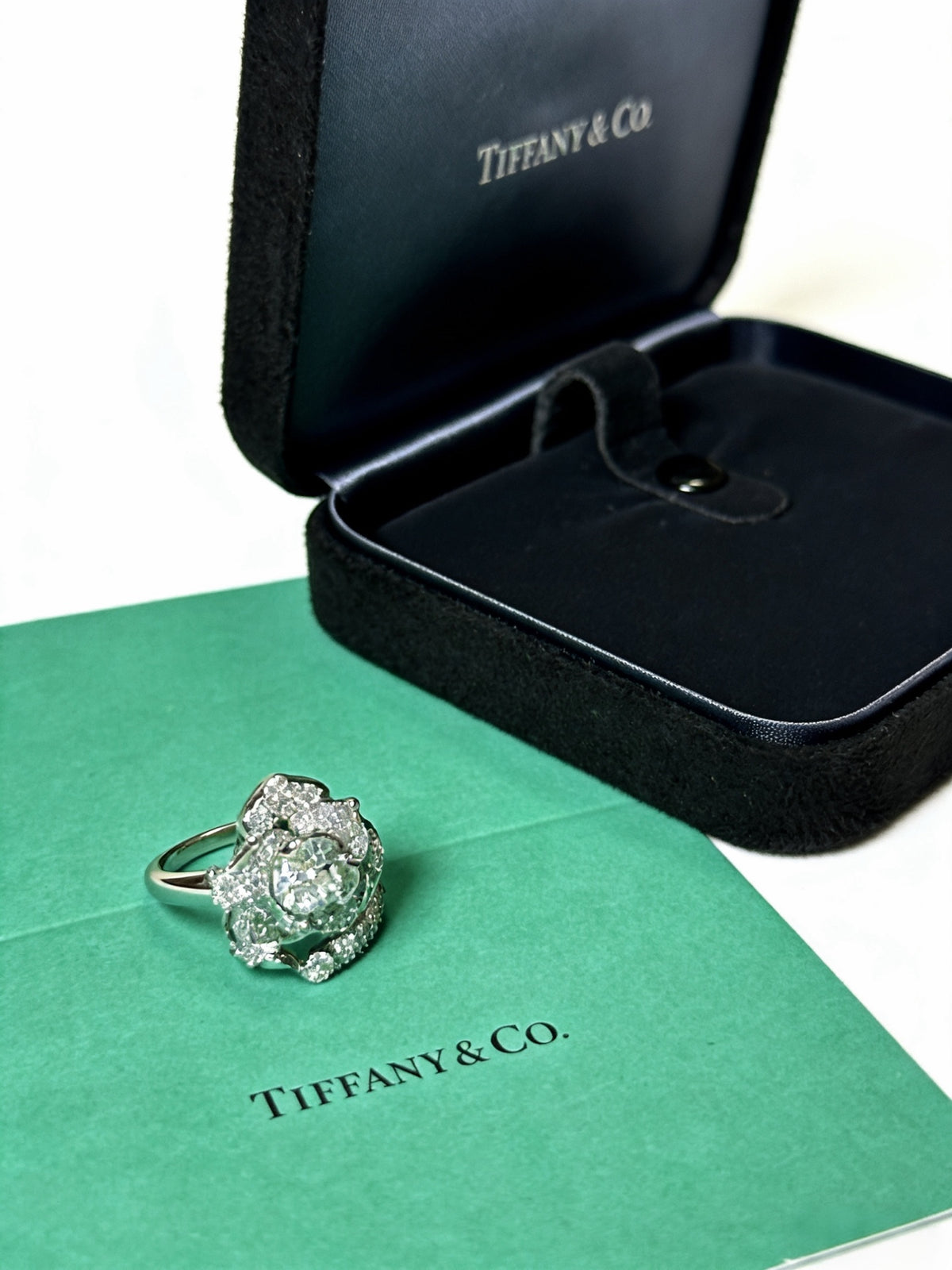 gold crystal minimalist Ring for women - alternate angle view 6