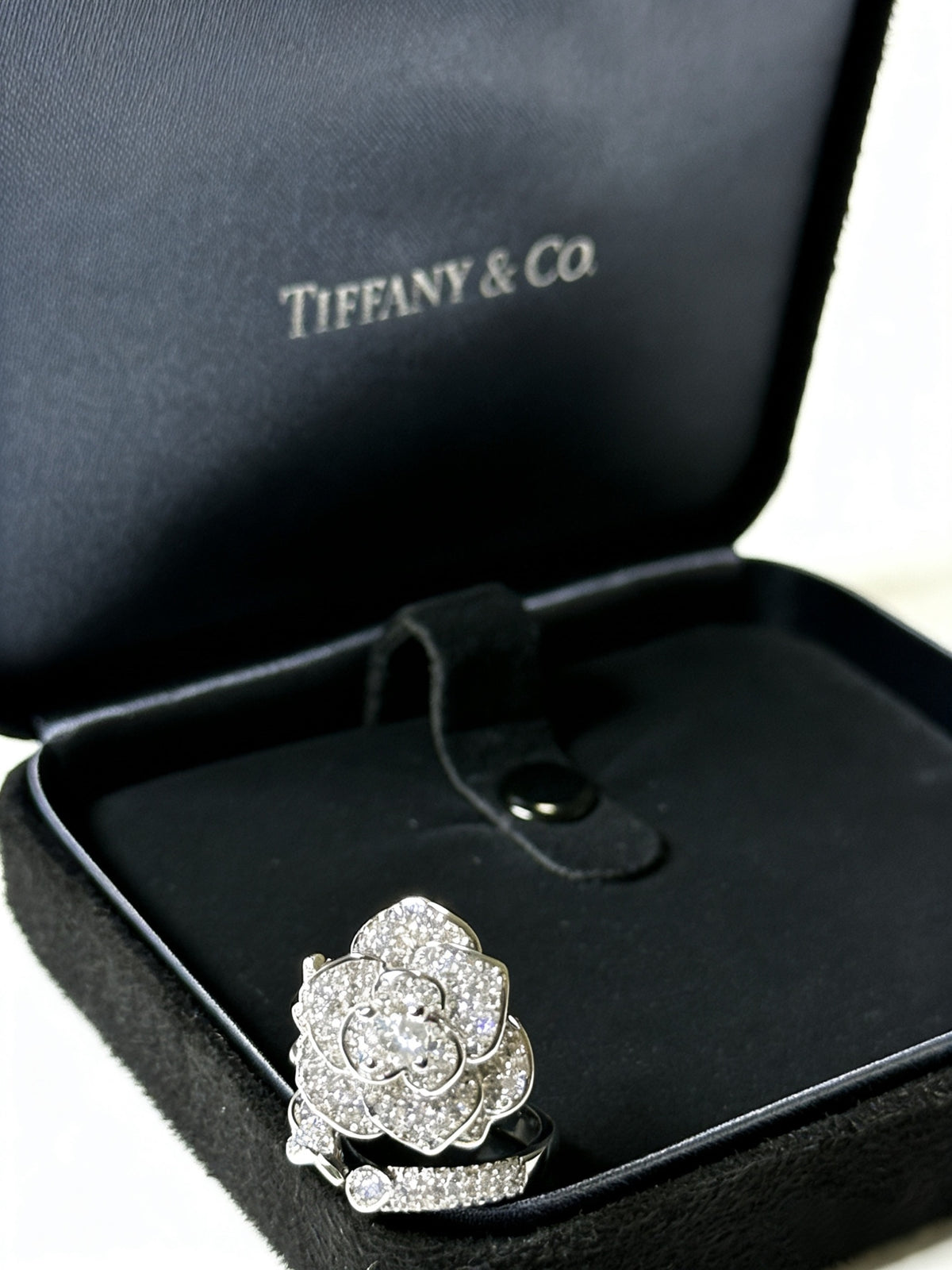 gold crystal minimalist Ring for women - alternate angle view 8
