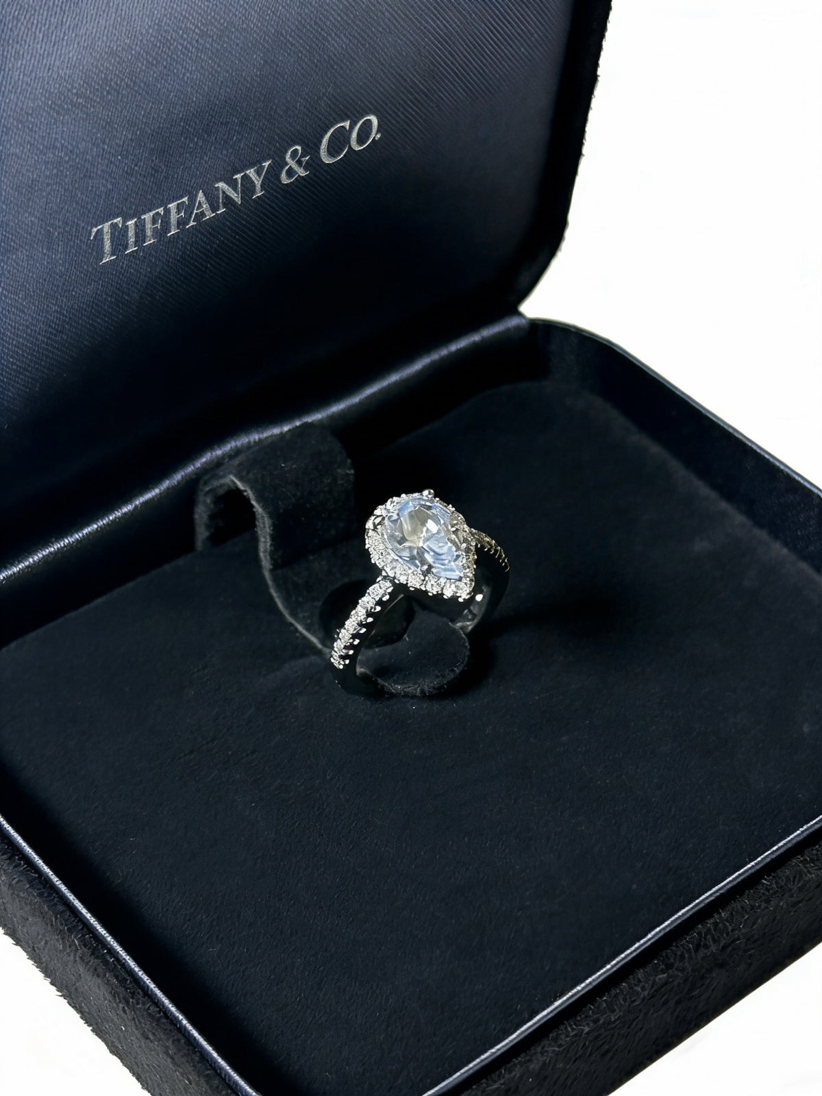 gold crystal minimalist Ring for women - alternate angle view 4