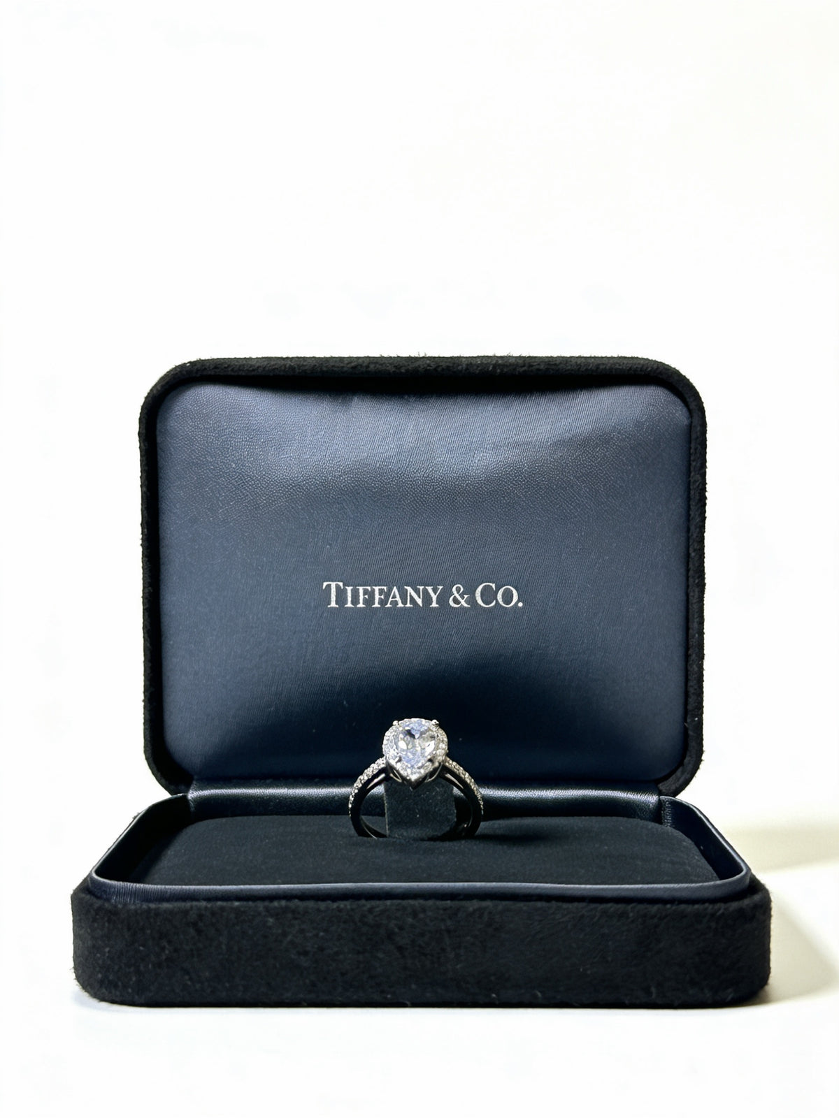 gold crystal minimalist Ring for women - product detail view