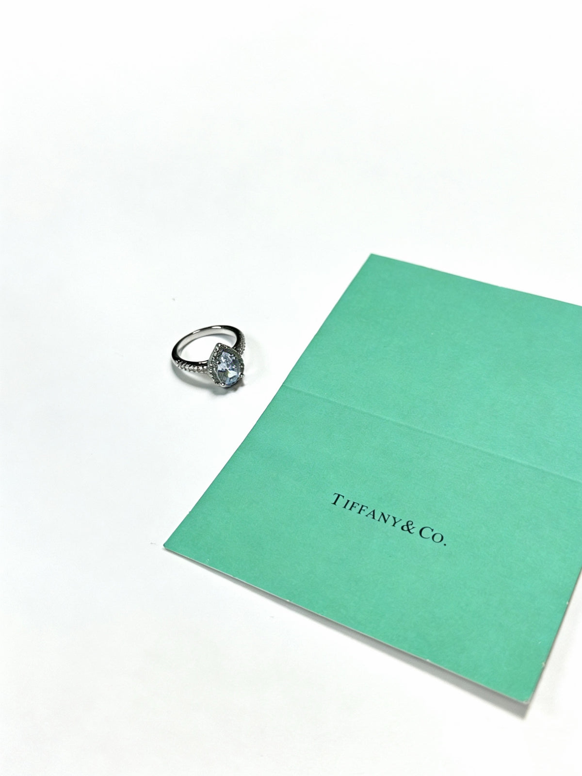 gold crystal minimalist Ring for women - alternate angle view 5