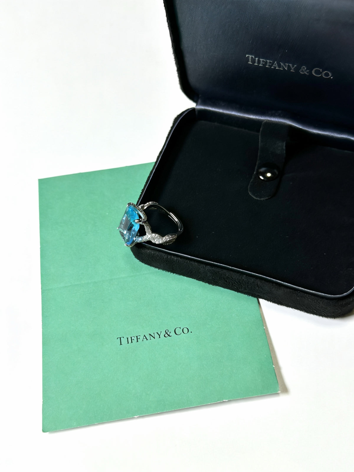 gold crystal minimalist Ring for women - alternate angle view 7