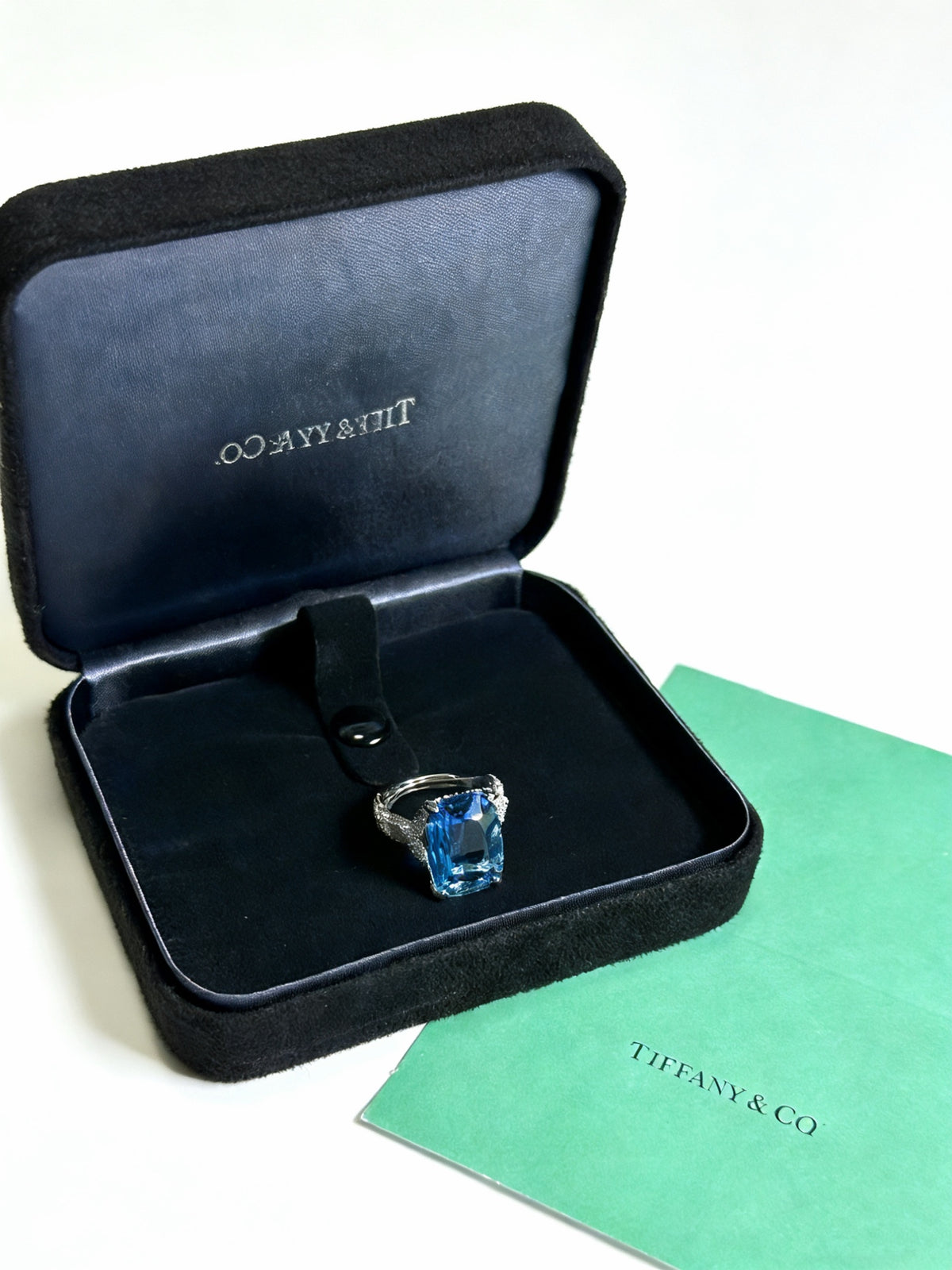 gold crystal minimalist Ring for women - alternate angle view 3