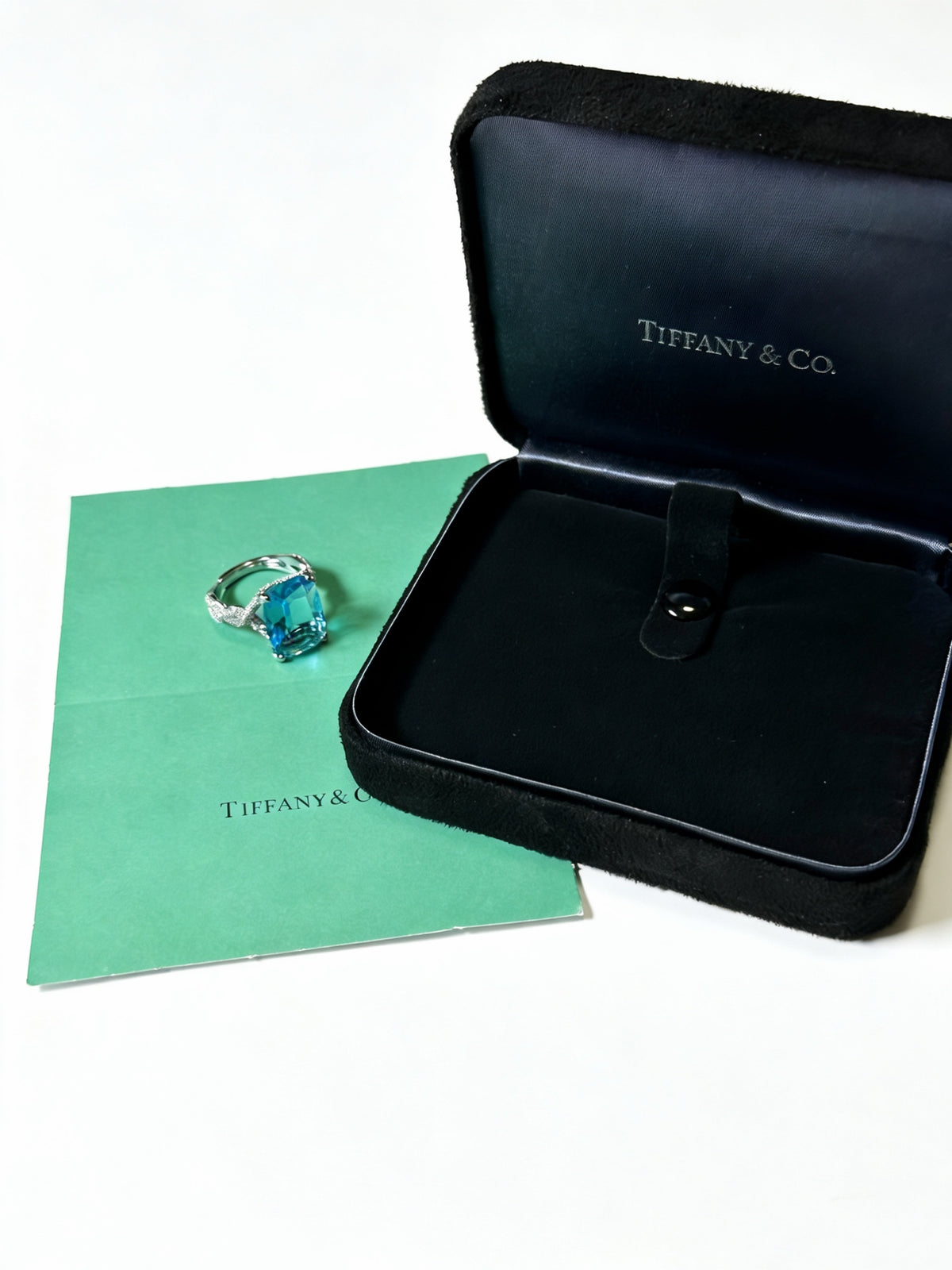gold crystal minimalist Ring for women - alternate angle view 4