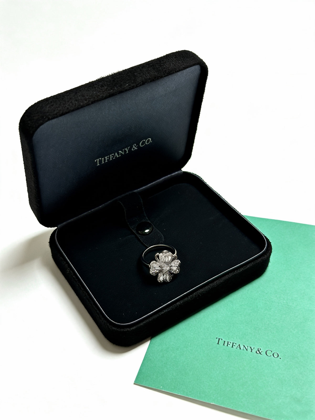 gold crystal minimalist Ring for women - alternate angle view 5
