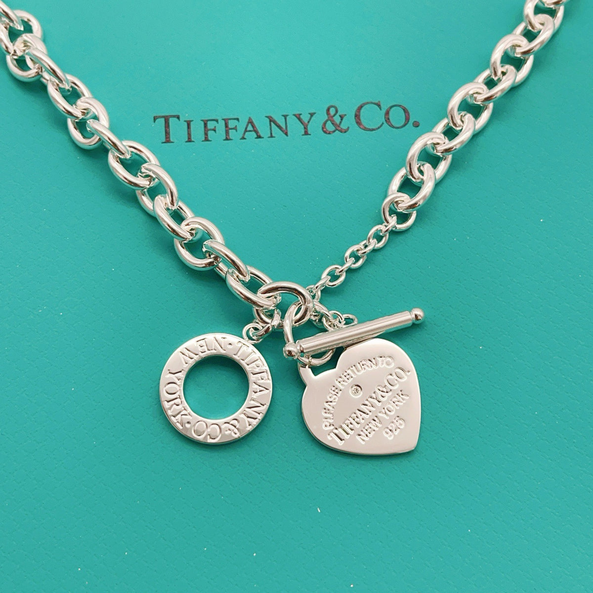 silver brass heart Necklace for women - alternate angle view 2