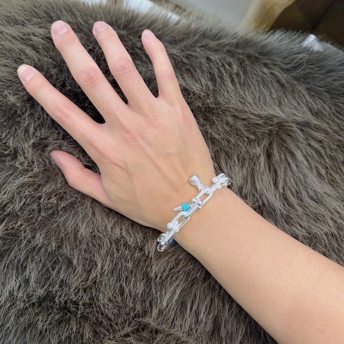 antique vintage Bracelet for men - alternate angle view 5