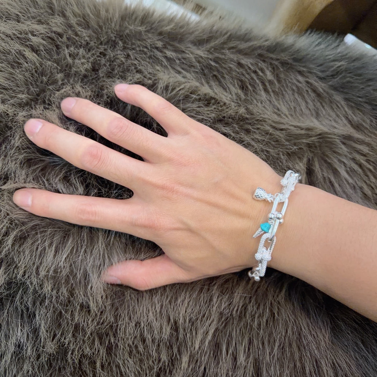 antique vintage Bracelet for men - alternate angle view 7