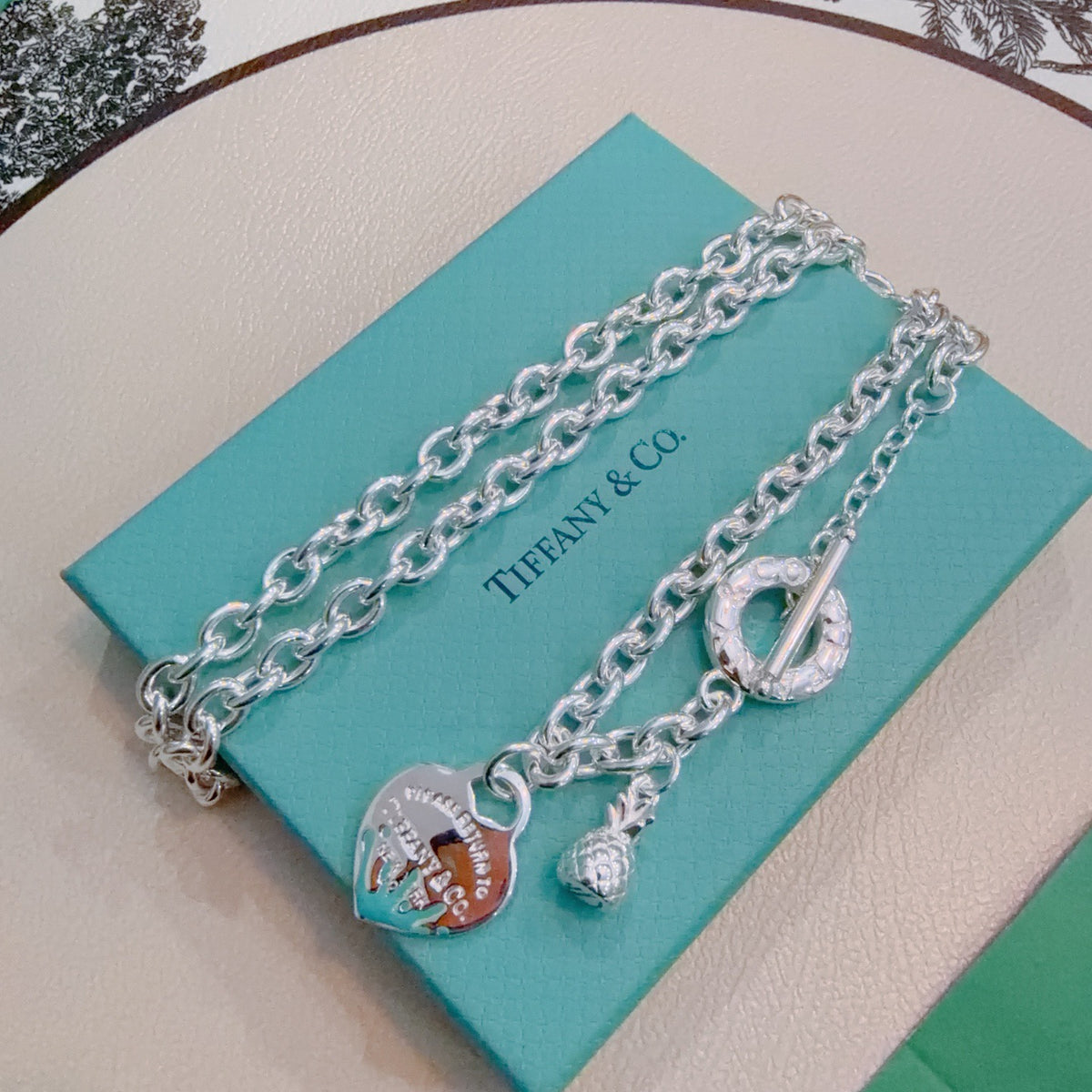 antique vintage Necklace for men - product detail view