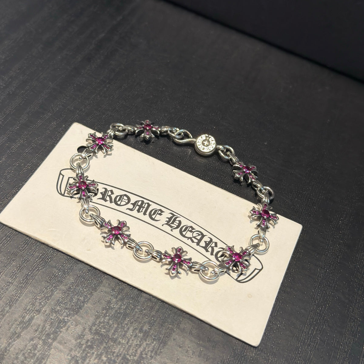 antique crystal cross Bracelet for women - alternate angle view 5