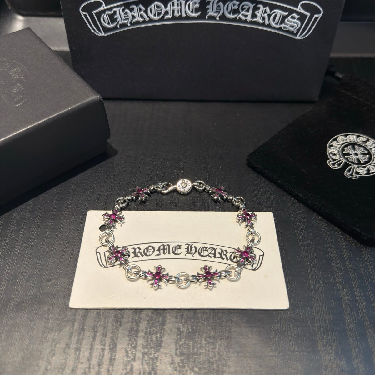 antique crystal cross Bracelet for women - alternate angle view 6