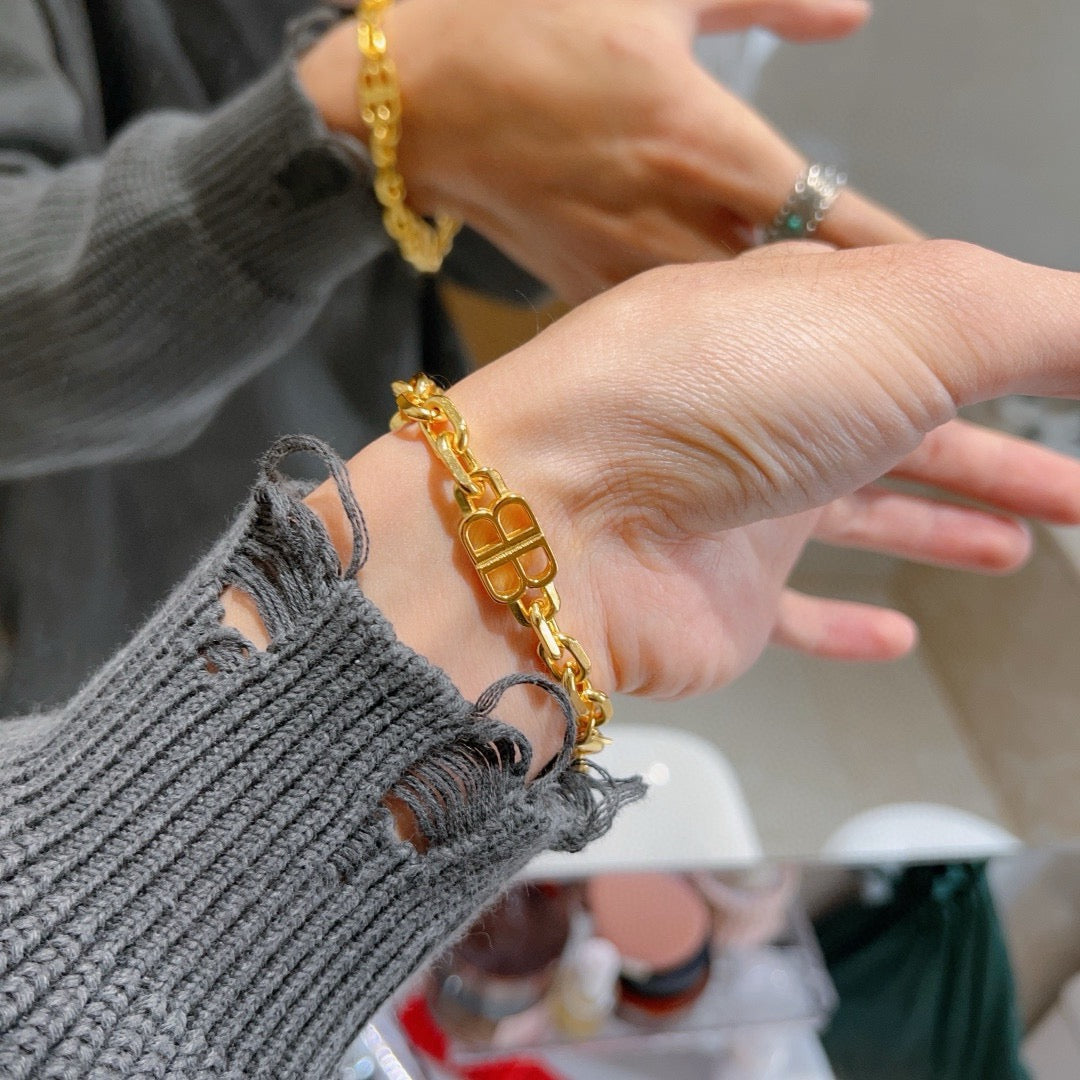 beige unique Bracelet for men - alternate angle view 7
