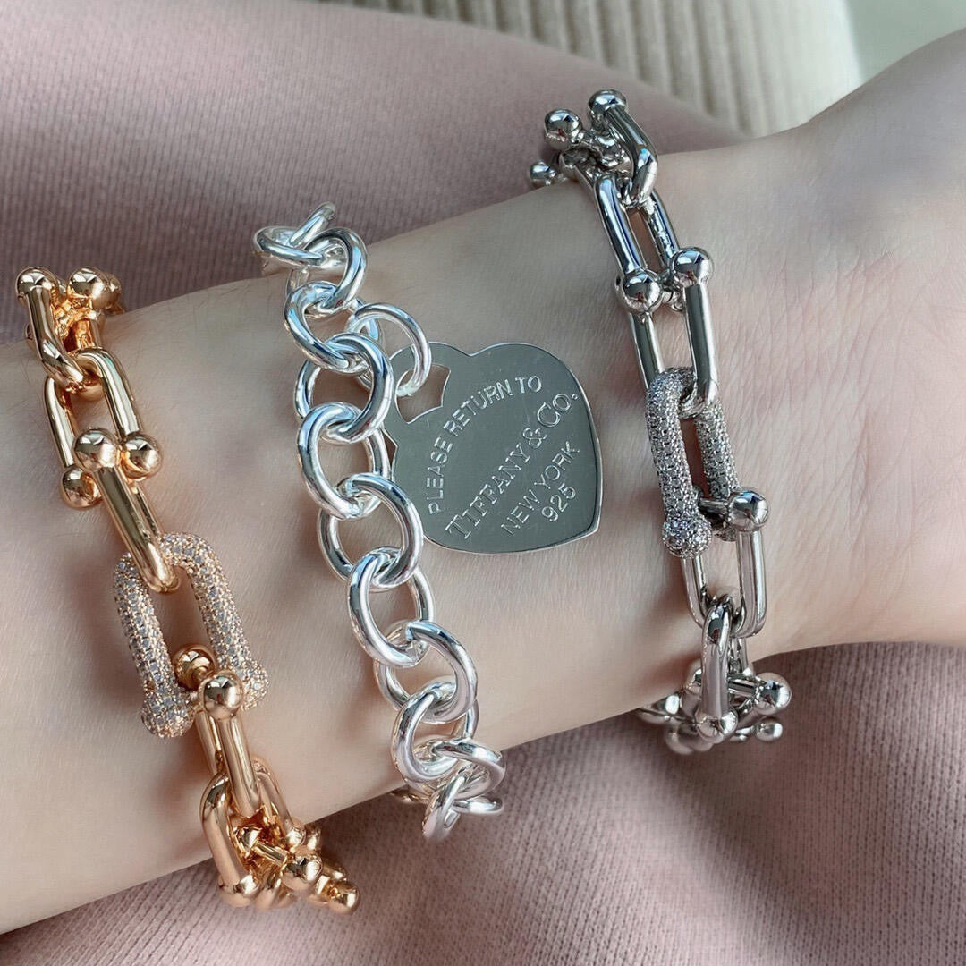 gold brass crystal inlaid Bracelet for women - alternate angle view 9