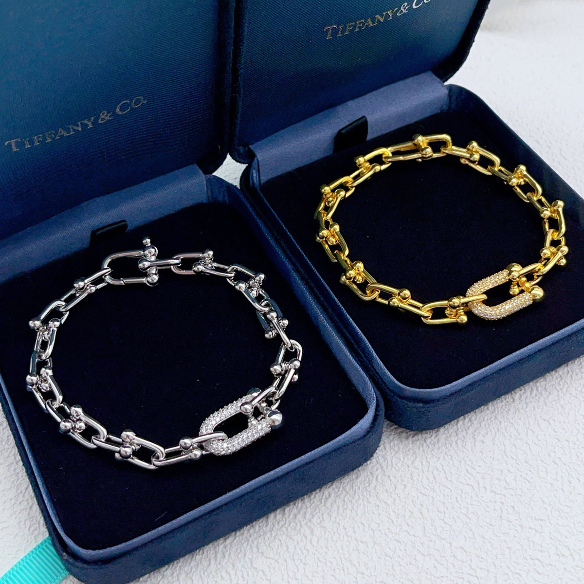 gold brass crystal inlaid Bracelet for women - alternate angle view 6