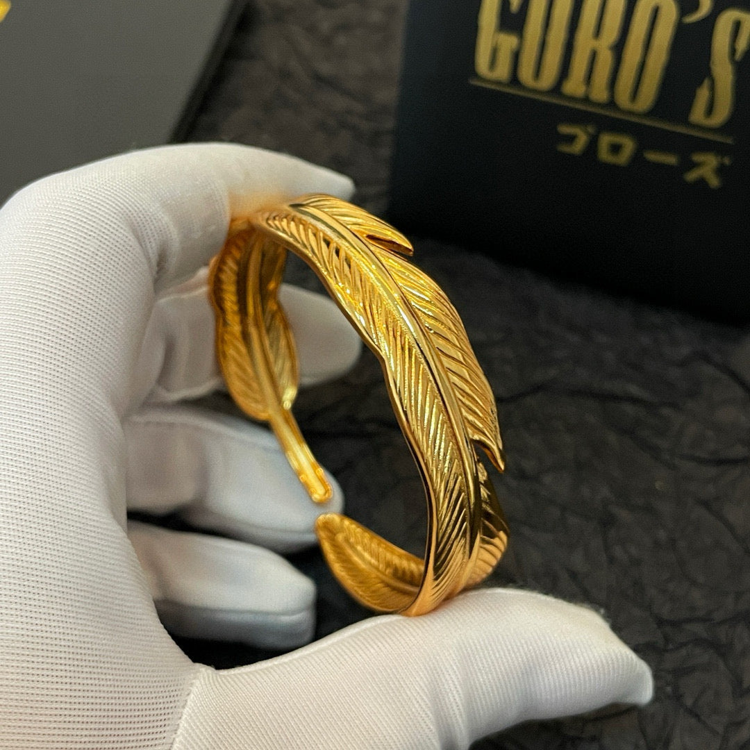 silver vintage Bangle for men - product detail view