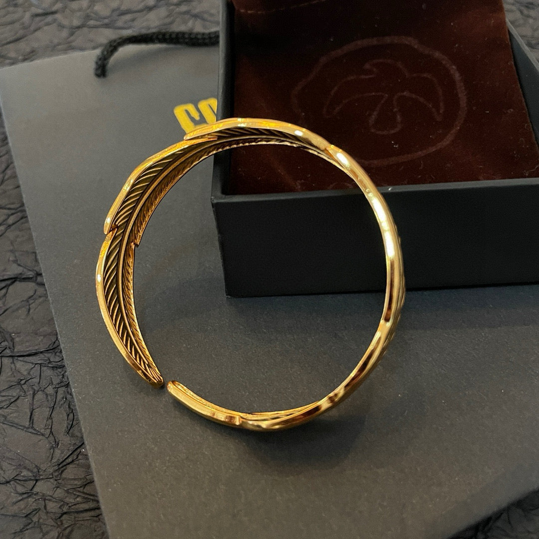 silver vintage Bangle for men - alternate angle view 7