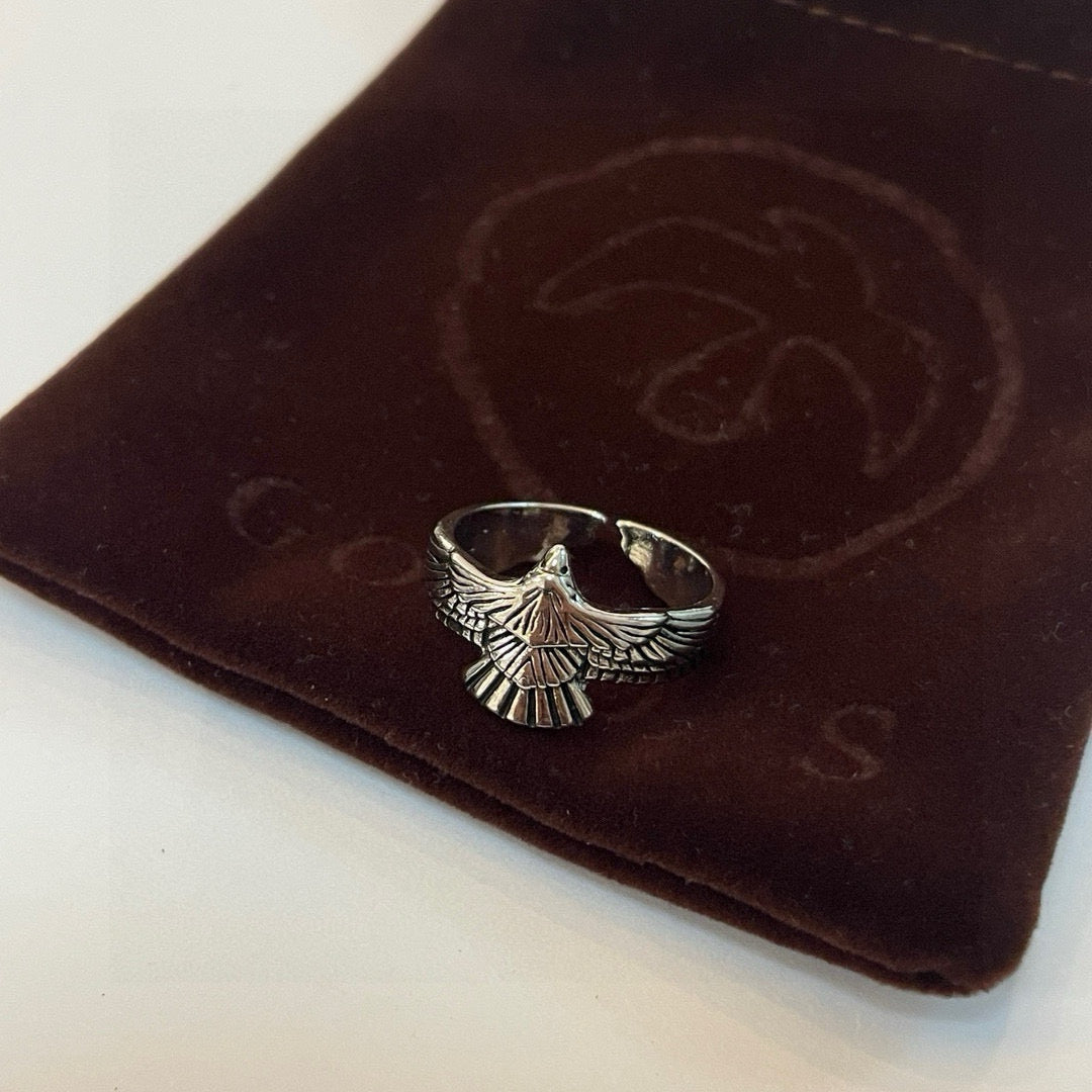 silver vintage Ring for men - alternate angle view 5