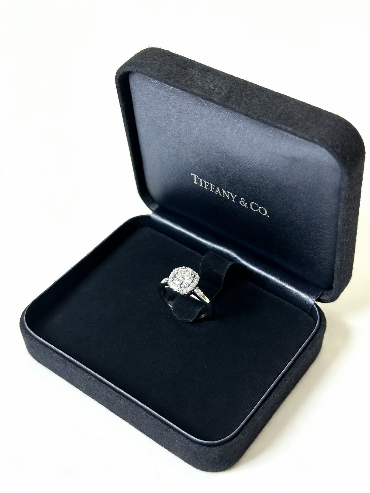 gold crystal minimalist Ring for women - alternate angle view 3