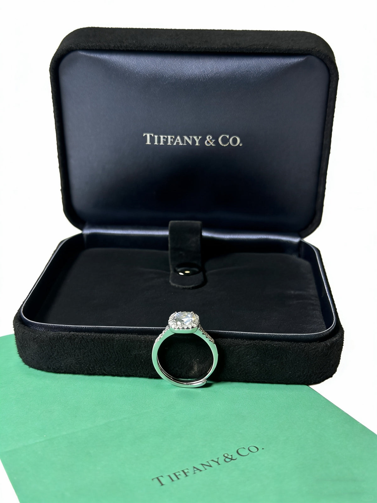 gold crystal minimalist Ring for women - alternate angle view 2