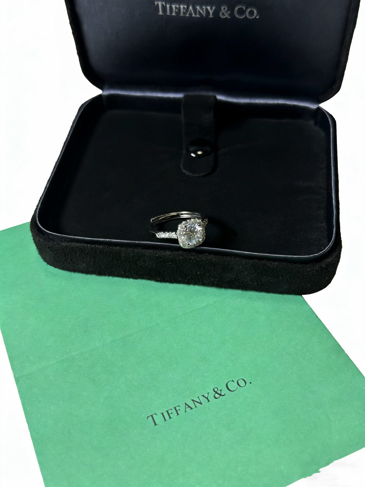 gold crystal minimalist Ring for women - alternate angle view 4