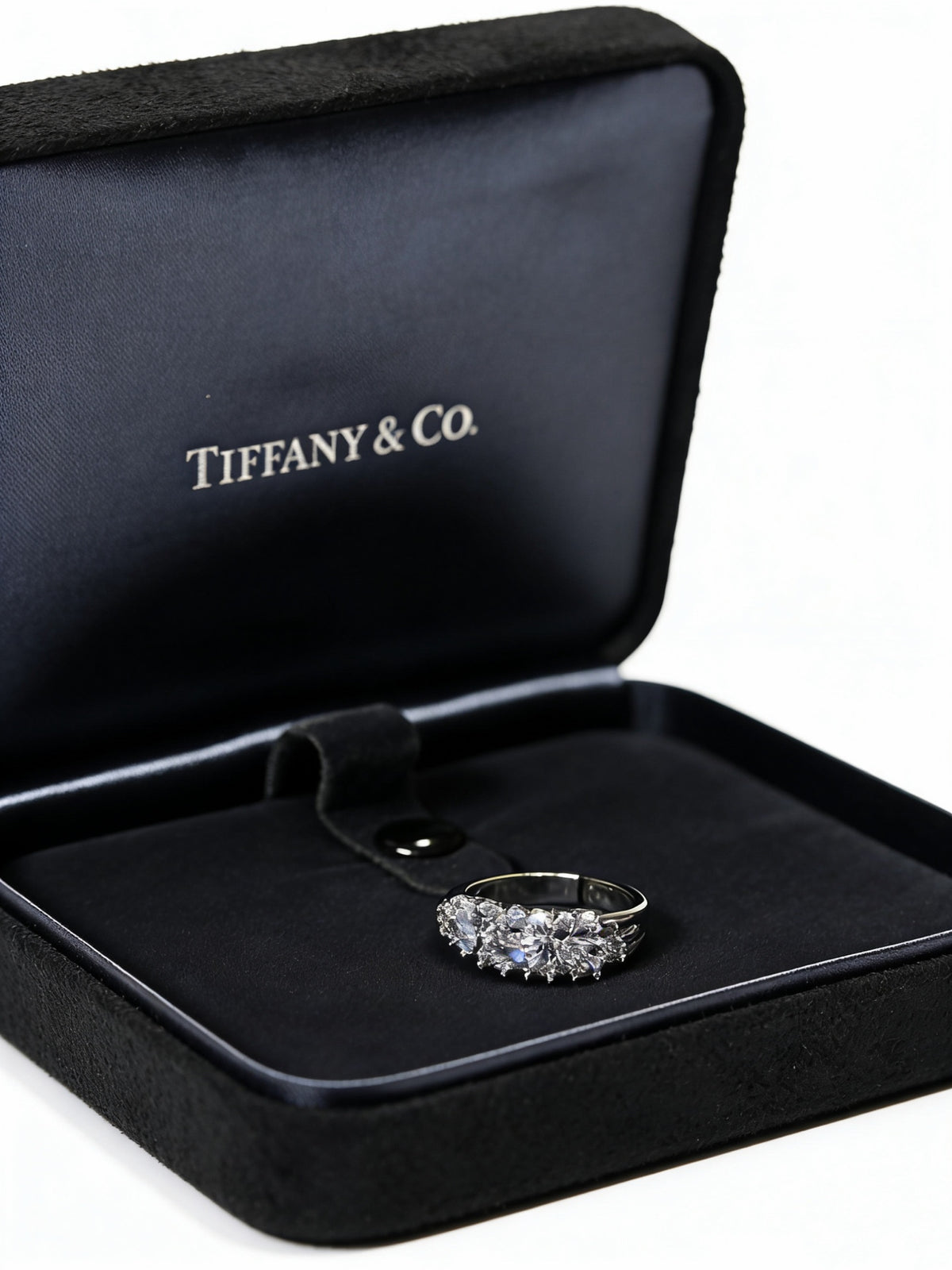 gold crystal minimalist Ring for women - alternate angle view 6