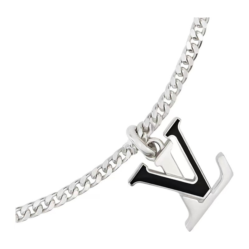 beige vintage Necklace for women - alternate angle view 3