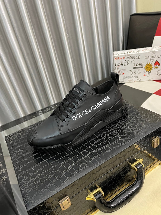 Dolce & Gabbana DG Silk Calfskin & Nubuck Casual Sneakers