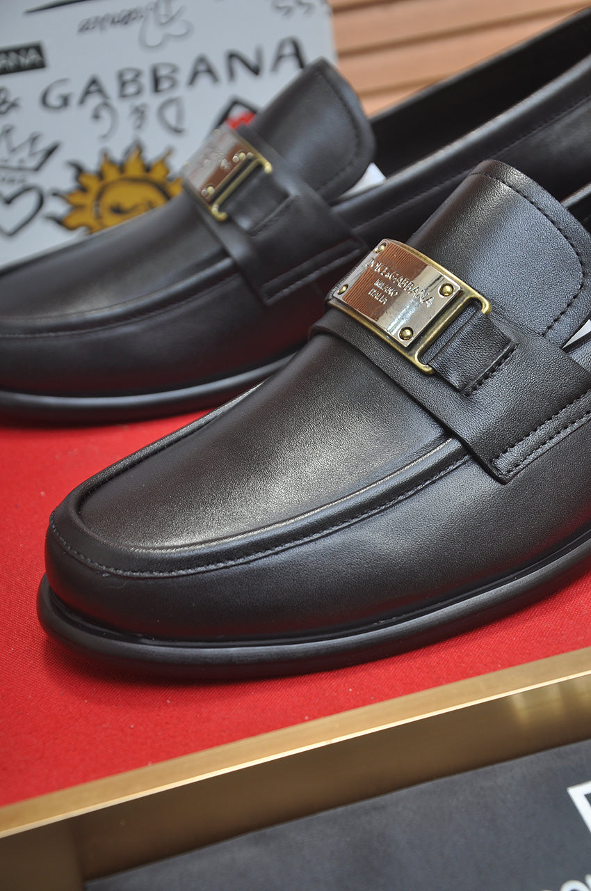 Dolce & Gabbana DG Men's Italian Calfskin Dress Shoes