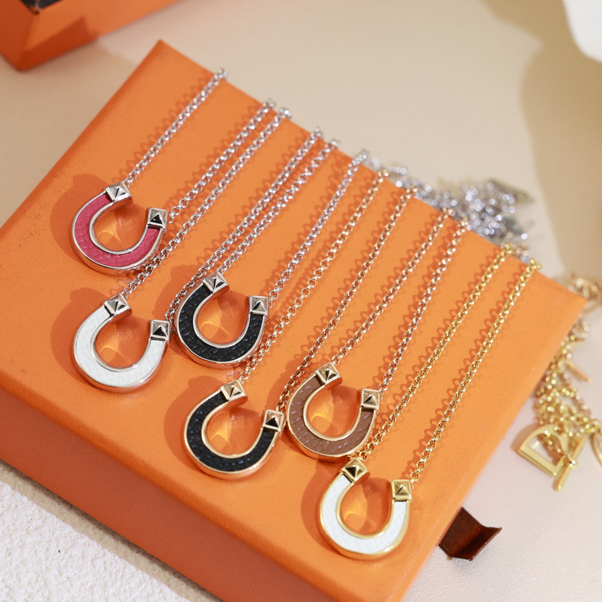 gold heart Necklace for women - alternate angle view 5