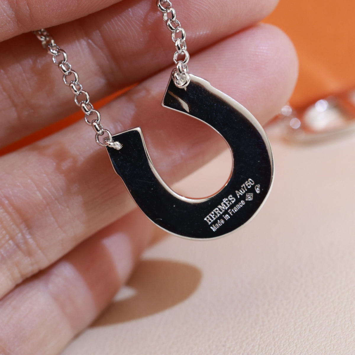 gold heart Necklace for women - alternate angle view 3