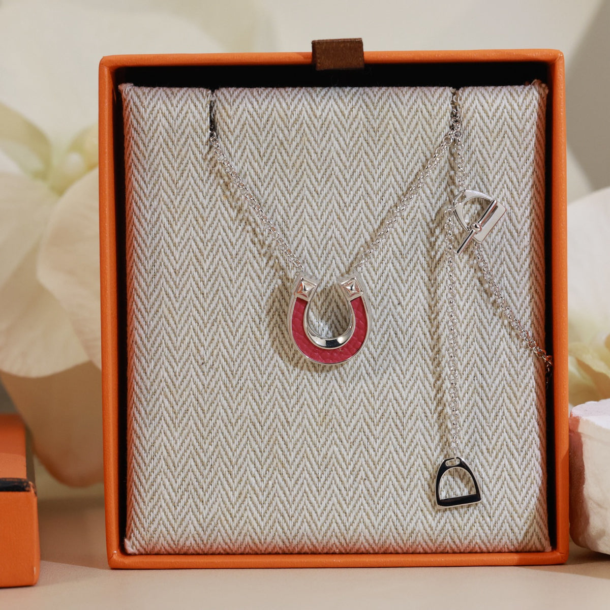 gold heart Necklace for women - product detail view