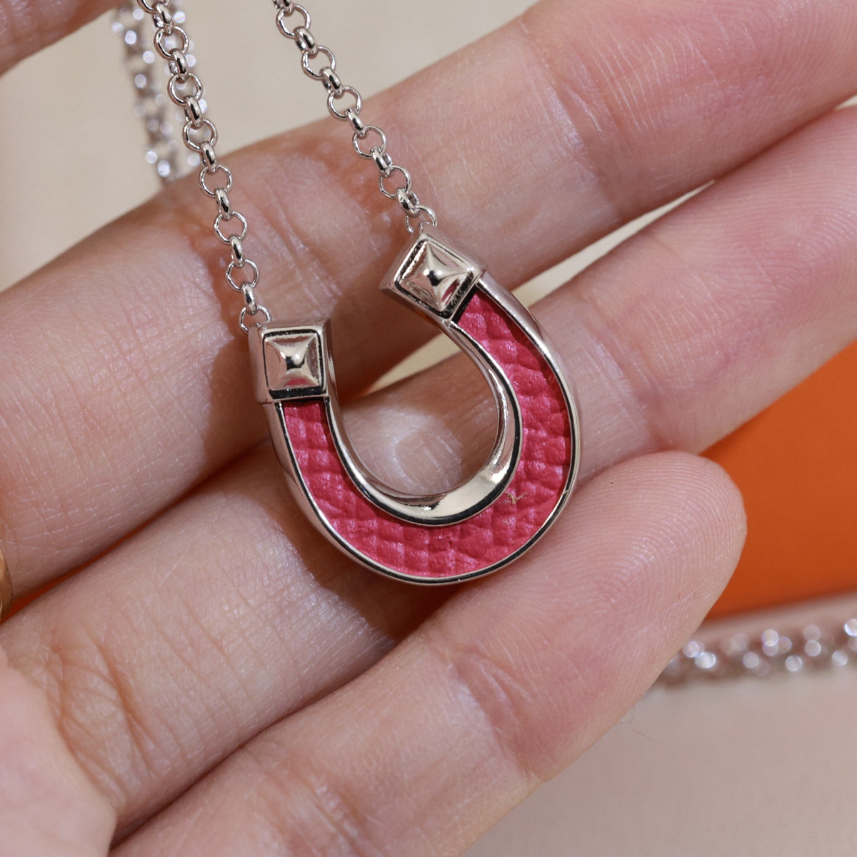 gold heart Necklace for women - alternate angle view 5