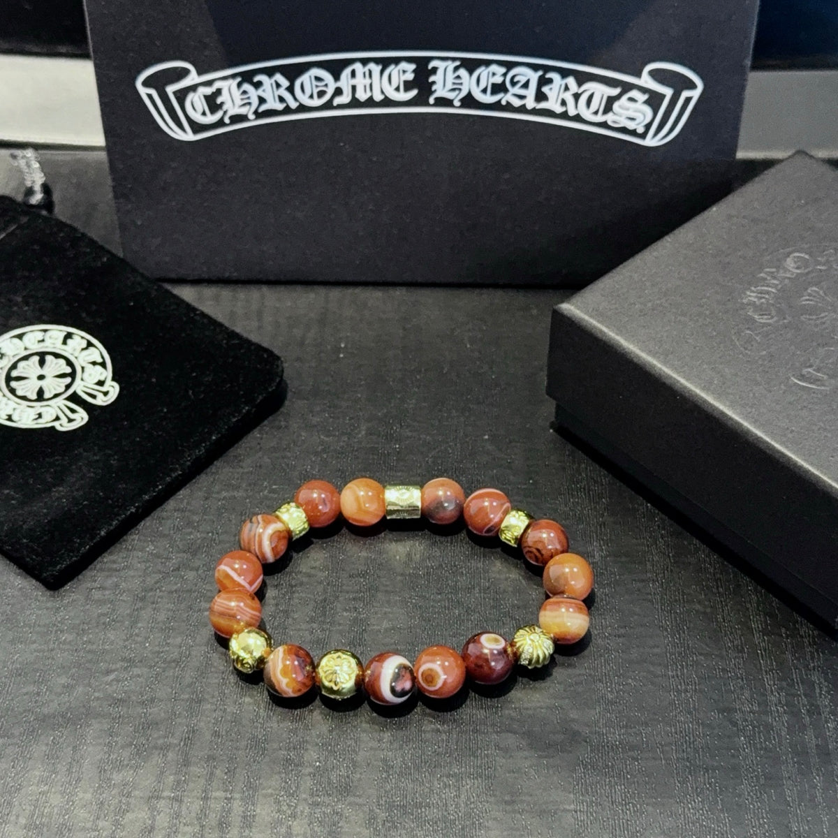 antique cross Bracelet for men - alternate angle view 7