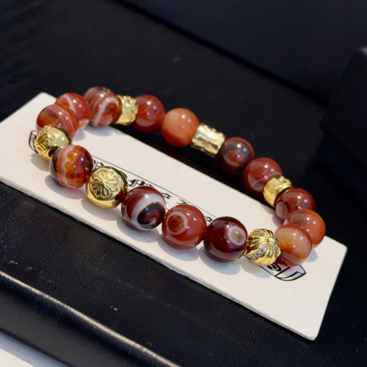 antique cross Bracelet for men - alternate angle view 6