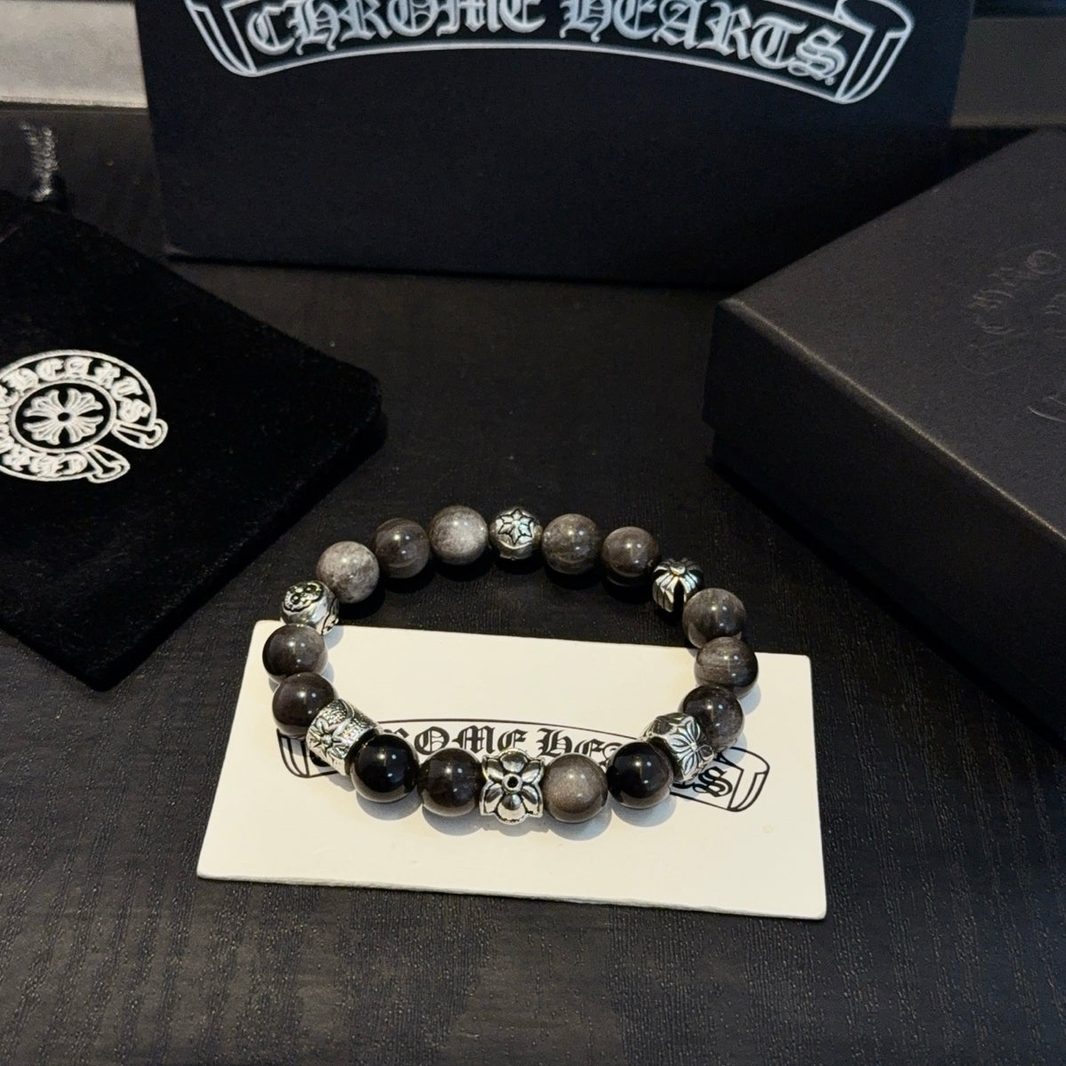 antique cross Bracelet for men - alternate angle view 5