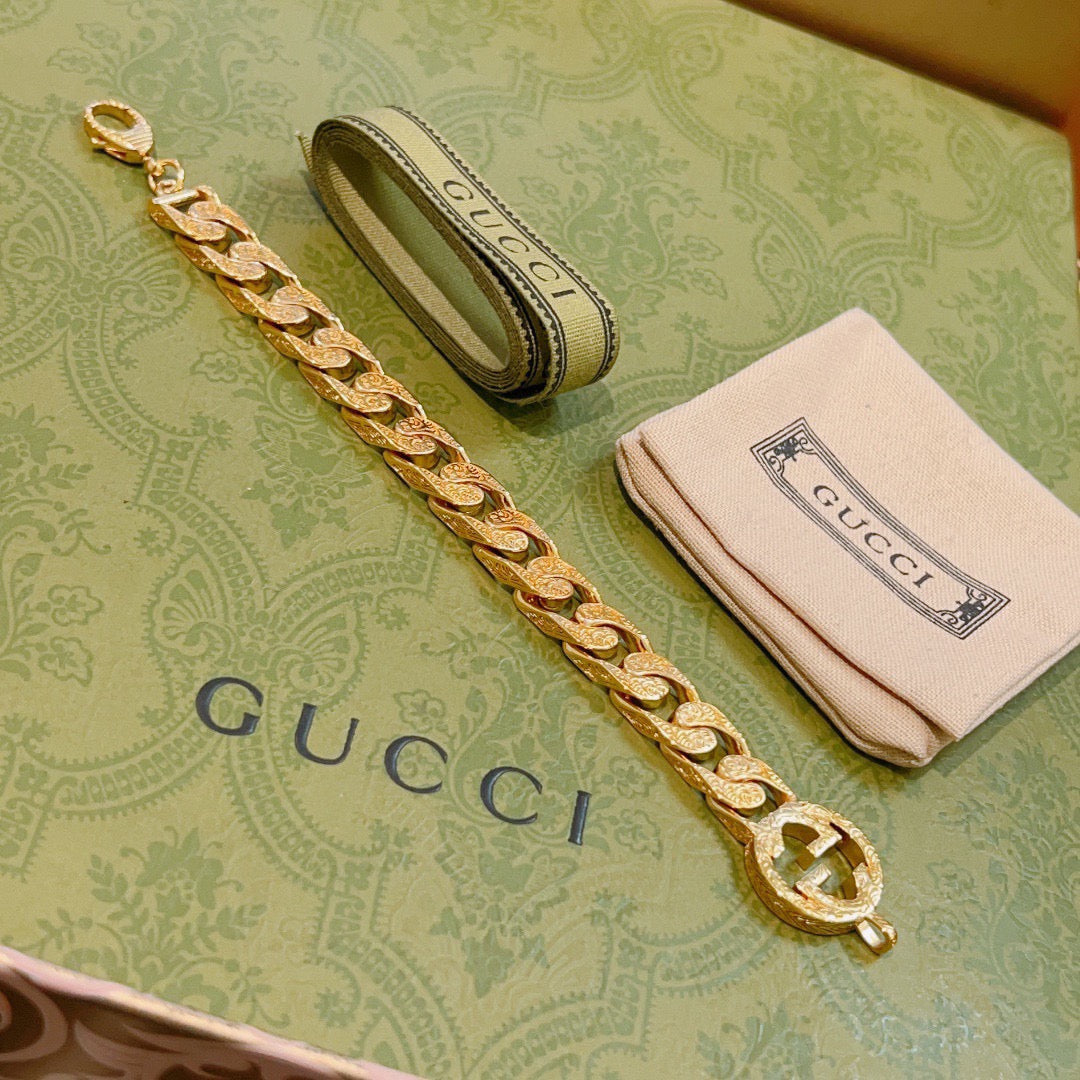 beige delicate Bracelet for men - product detail view