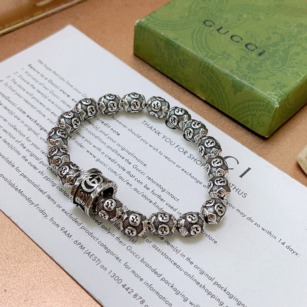 antique vintage Bracelet for men - alternate angle view 6