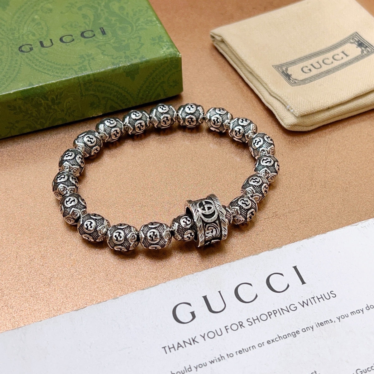 antique vintage Bracelet for men - alternate angle view 5
