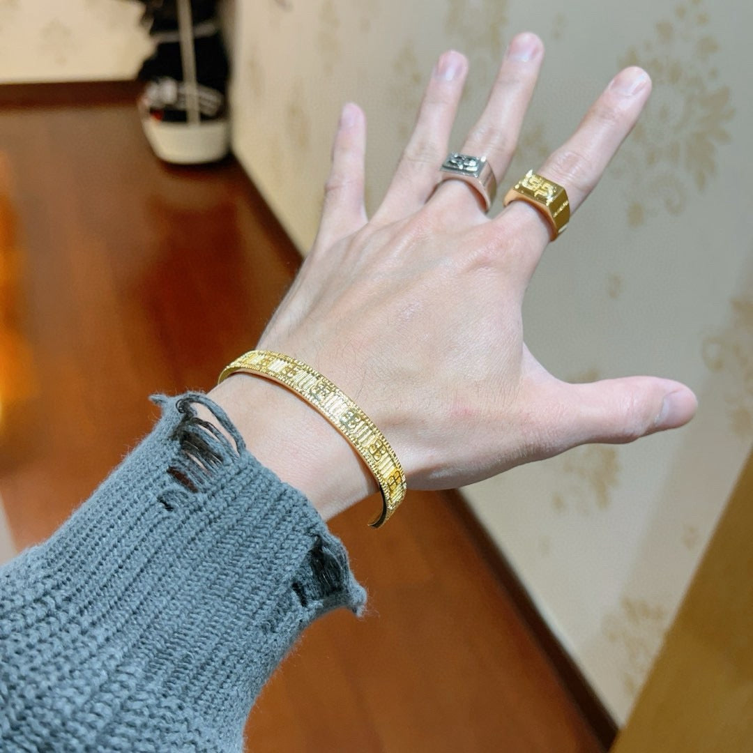 unique Bangle for men - alternate angle view 3