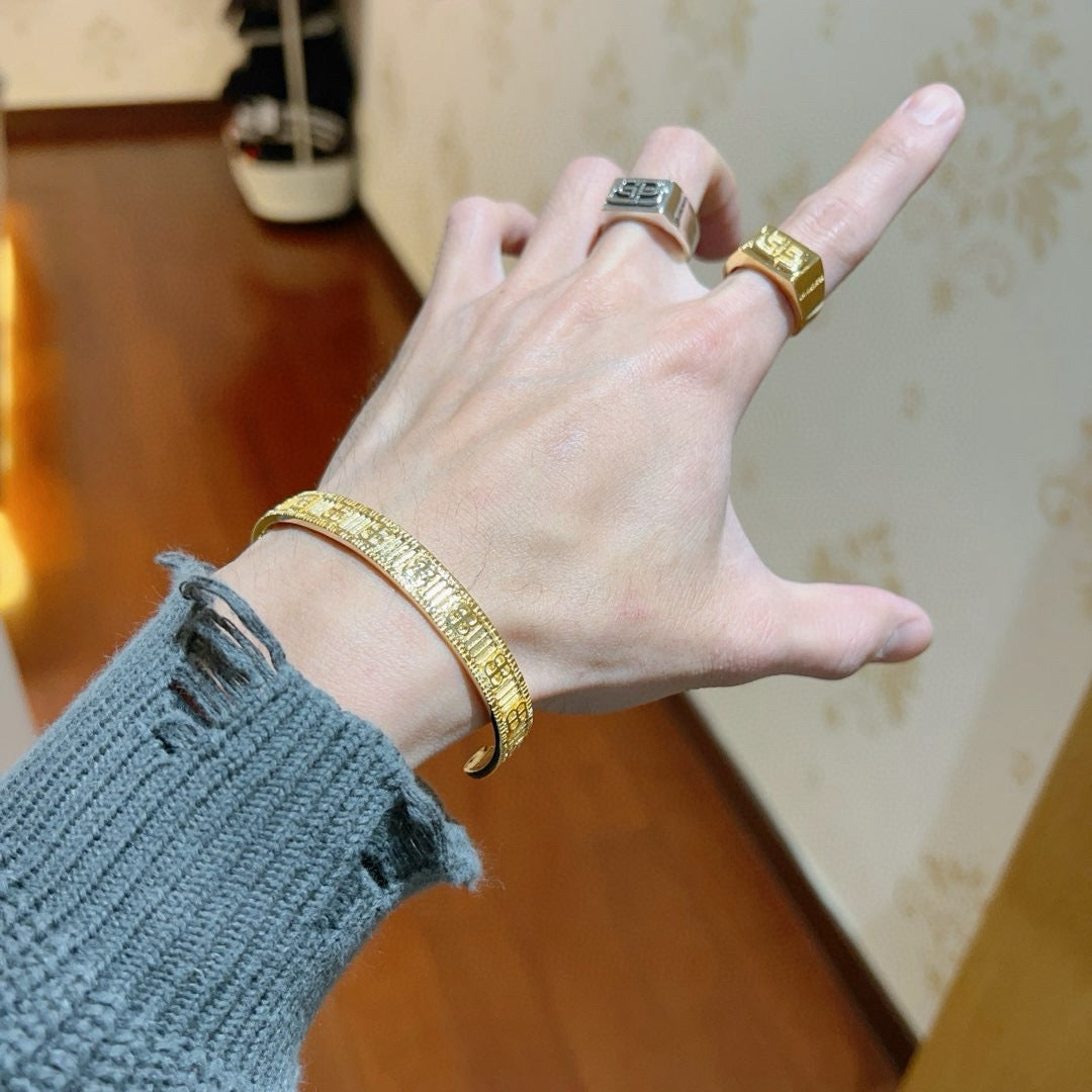 unique Bangle for men - alternate angle view 6