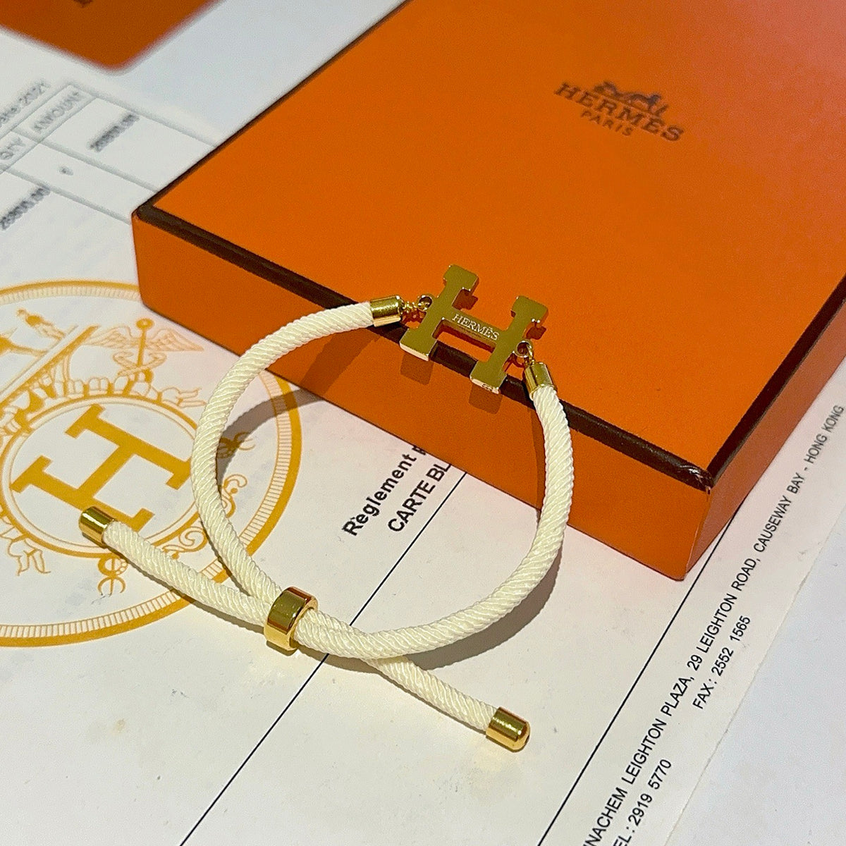 gold trendy Bracelet for women - product detail view