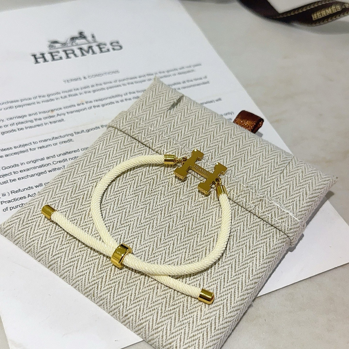 gold trendy Bracelet for women - alternate angle view 4