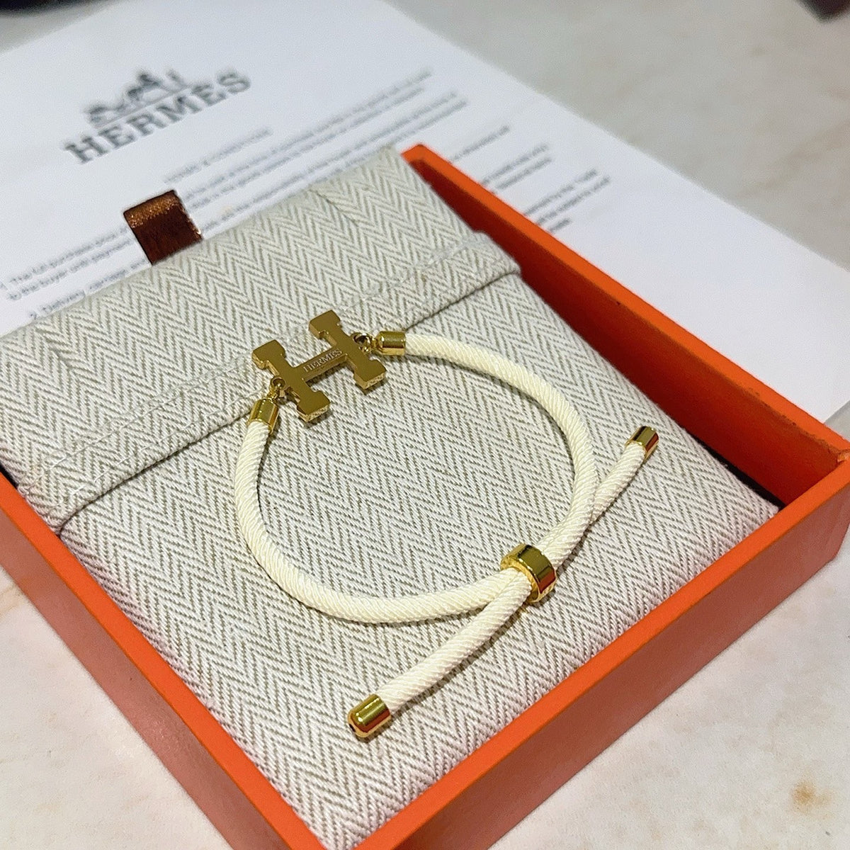 gold trendy Bracelet for women - alternate angle view 2
